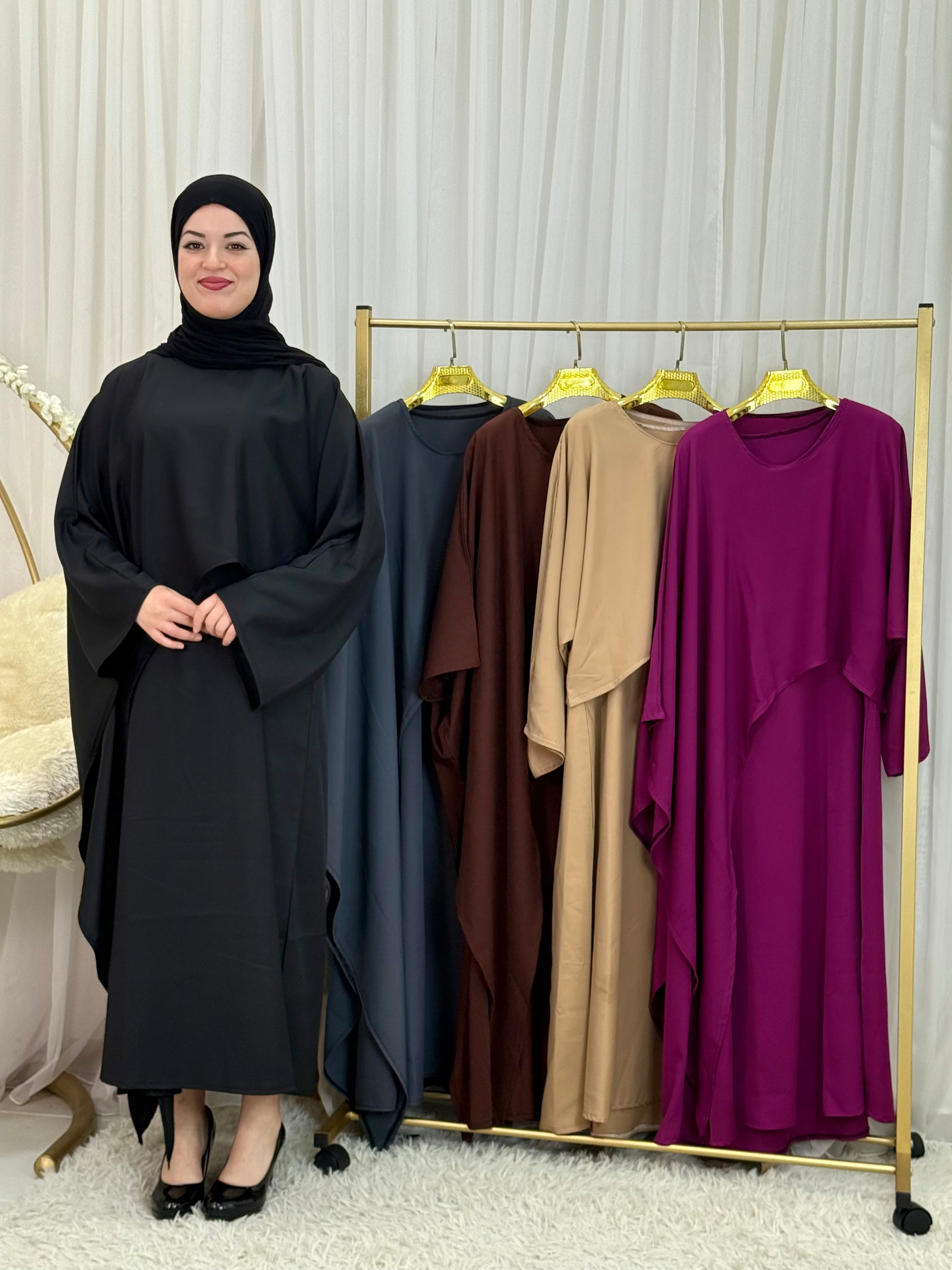 حجاب شرعي أنيق للأميرات من قطعتين