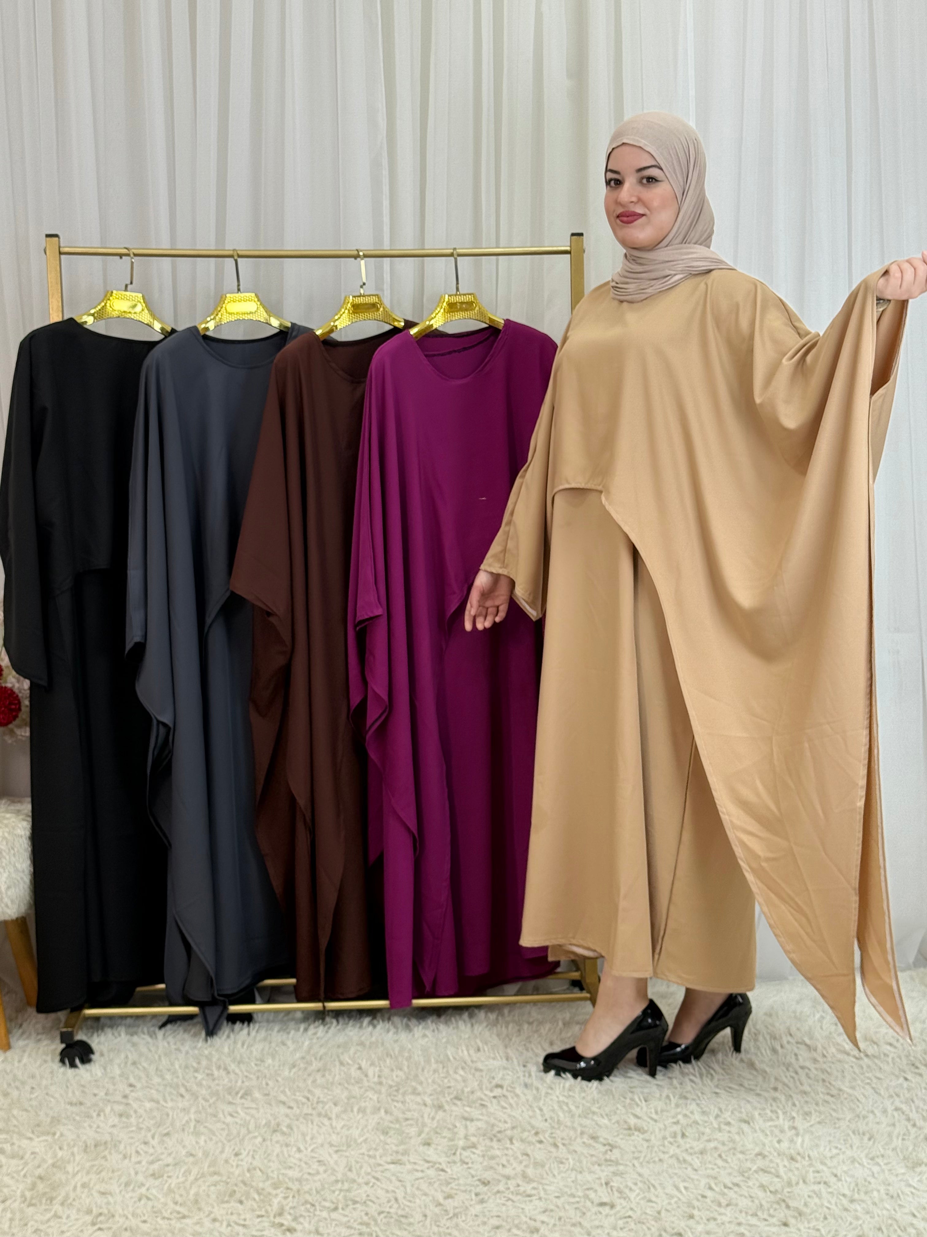 حجاب شرعي أنيق للأميرات من قطعتين